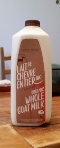 lait de chèvre