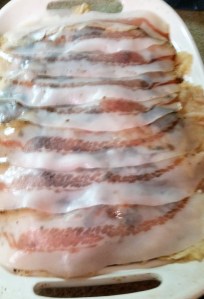 Guanciale sur chou farci