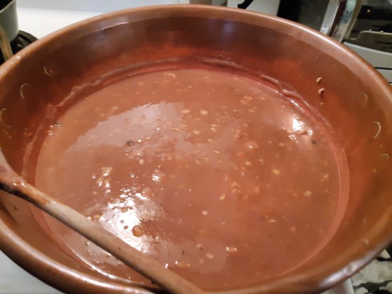 début de crème de marrons