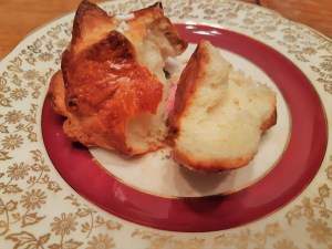 petit pain au lait ouvert